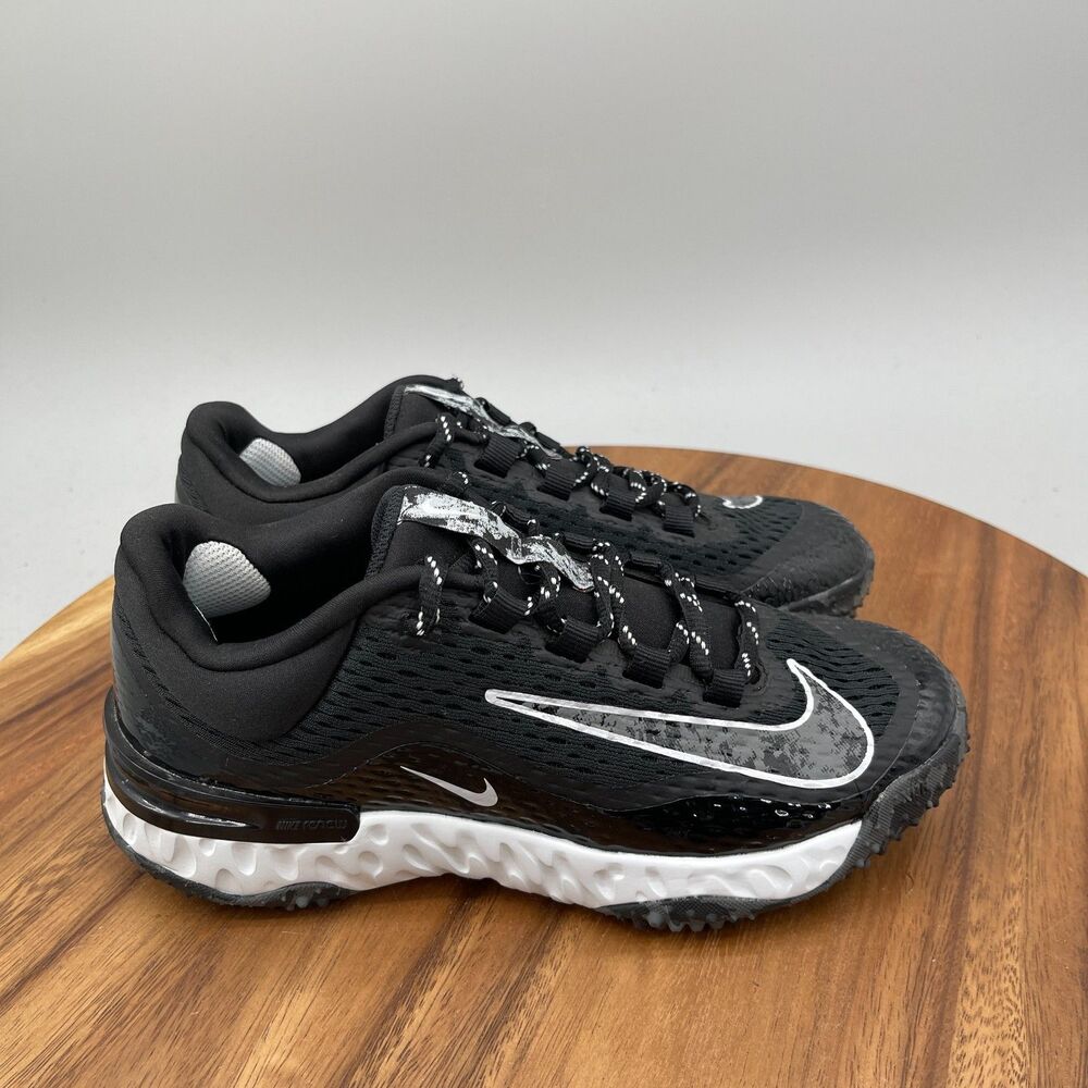 Nike Alpha Huarache Elite 4 Shoes Womens Size 6 Black Turf Softball Athletic